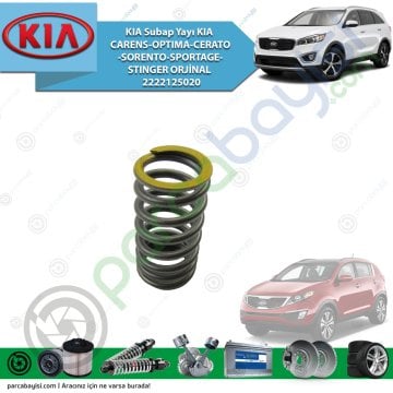 Kia Subap Yayı Kia Carens-Optıma-Cerato-Sorento-Sportage-Stınger Orijinal | 2222125020