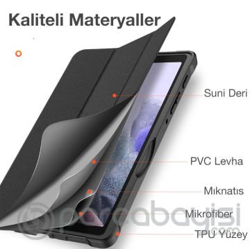 Dux Ducis SM Galaxy Tab A7 Lite T220-T225 Kılıf Mıknatıslı Domo Series
