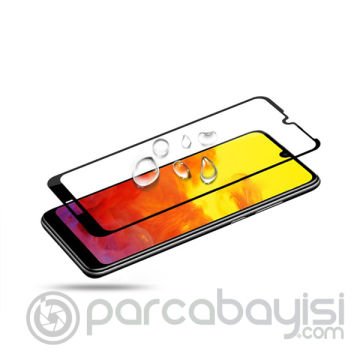 Honor 8A-Y6 2019 Y6 5D Full Kırılmaz Cam Ekran Koruyucu Y6 Prime (2019)- Y6 Pro (2019)-