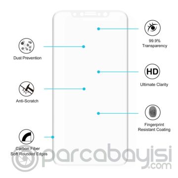 İPhone 11 Pro- X-Xs 4D Full Kaplama Kırılmaz Cam Ekran Koruyucu