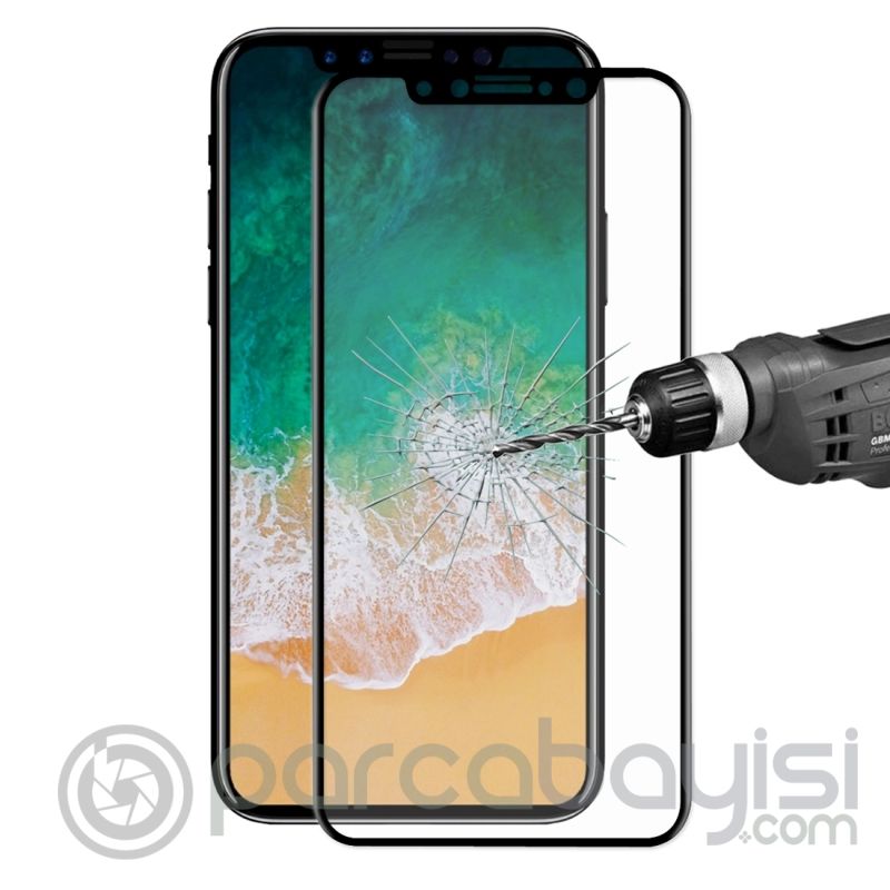 İPhone 11 Pro- X-Xs 4D Full Kaplama Kırılmaz Cam Ekran Koruyucu