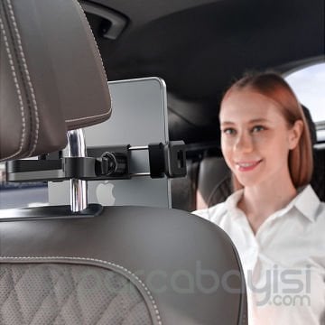 Baseus Backseat Araç Koltuk Başlığı Ayarlanabilir Telefon Tablet Tutucu