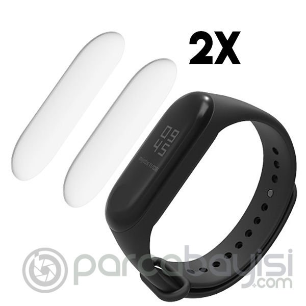 Mijobs Mi Band 3 Darbe Emici Ekran Koruyucu 2 Adet Set