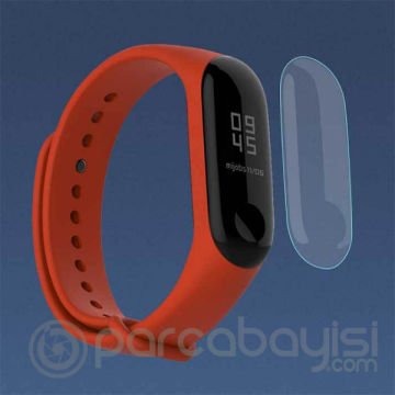 Mijobs Mi Band 3 Darbe Emici Ekran Koruyucu 2 Adet Set