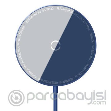 Baseus Simple Mini Kablosuz Wireless Şarj 15W 1.5M Type-C
