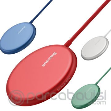 Baseus Simple Mini Kablosuz Wireless Şarj 15W 1.5M Type-C
