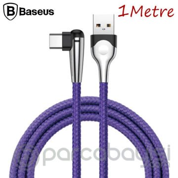 Baseus Mvp Led Işıklı Usb Type C Şarj Kablosu 3.0a 1metre Mobil Oyuncu Usb