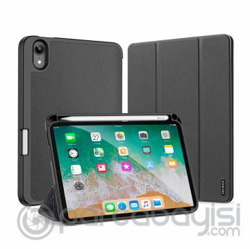 Dux Ducis iPad Mini 6 (2021) Kılıf Kalem Bölmeli Standlı Domo Series