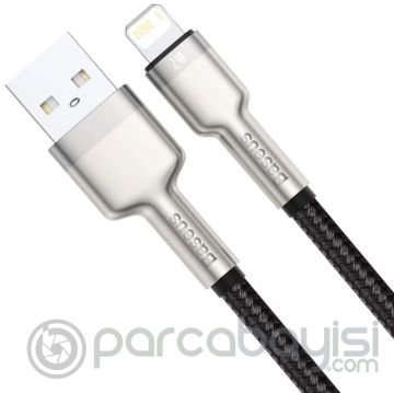 Baseus Cafule Series Metal USB to iPhone Lightning Şarj ve Data Kablosu 2.4a 1m