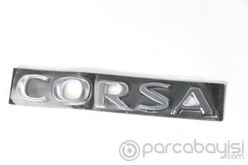 OPEL CORSA D AMBLEM,YAZI BAGAJ ARKACORSA  | OPL1013 | 93188809