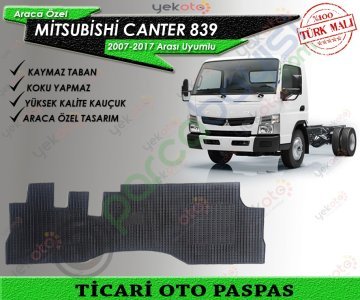 Mitsubushi Canter 839 2007-2017 Arası Uyumlu Ticari Oto Paspas