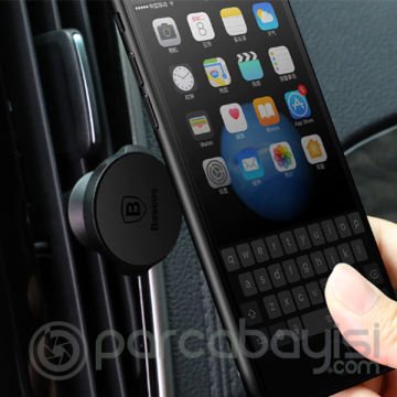 Baseus Small Ears Mıknatıslı Araç Havalandırma Telefon Tutucu