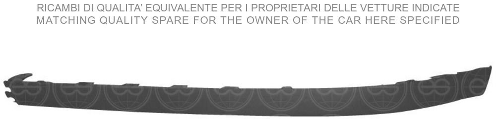 SPOYLER ÖN SOL PLASTİK OPEL CORSA C 2003-2006 | 13121211 | 13121211
