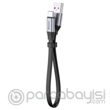 Baseus Simple Hw Usb Tyep C 5.0A 40w Flash Şarj 23cm Power Bank İçin Kısa Şarj Kablosu