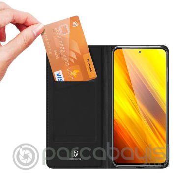 Dux Ducis Xiaomi POCO X3 NFC X3 Pro Kılıf Kapaklı Flip Cover Kılıf SkinPro Series