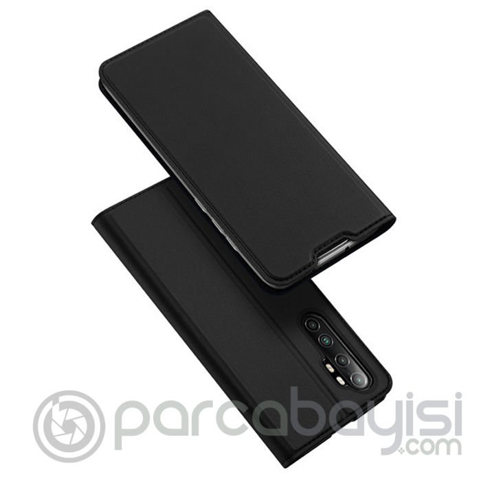 Dux Ducis Xiaomi Mi Note 10 Lite Kılıf Kapaklı Flip Cover Kılıf SkinPro Series