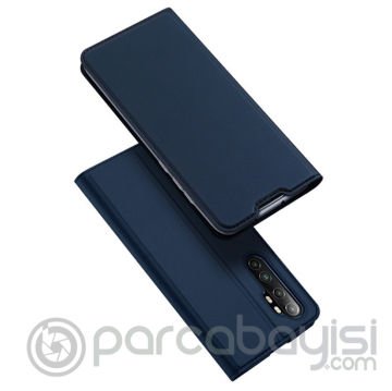 Dux Ducis Xiaomi Mi Note 10 Lite Kılıf Kapaklı Flip Cover Kılıf SkinPro Series