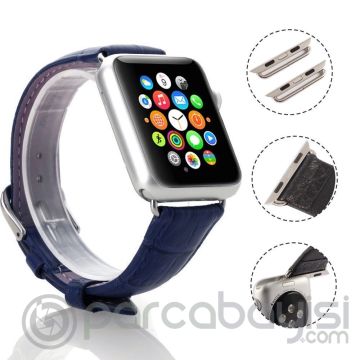 Ally Apple Watch 7-8 45mm 6-5-4 44mm Deri Kordon Kayış Crocodile 3-2-1 42mm