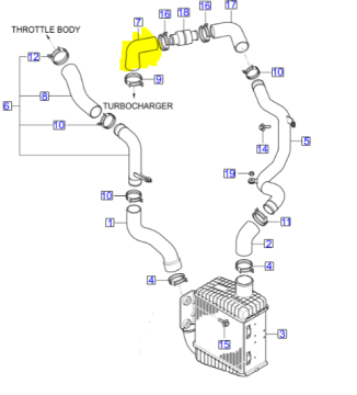 Kia Cerato Hortum A Orjinal | 282612A101