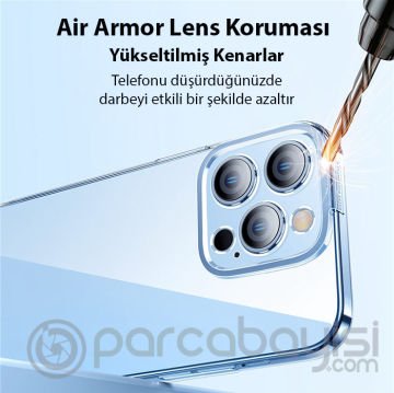 Baseus Crystal iPhone 14 Pro 6.1 Ultra-Thin Silikon Kılıf + Tempered Ekran Koruyucu Set