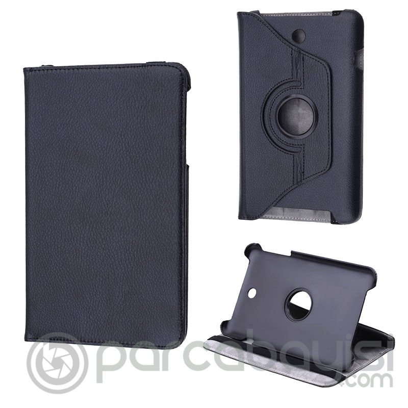 Memo Pad 8 Me180a 360 Derece Dönebilen Deri Stand Kılıf