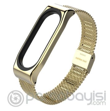 Mijobs Xiaomi Mi Band 4-3 Akıllı Saat Çelik Toka Kayış Kordon