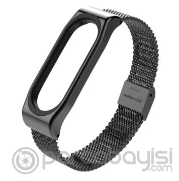 Mijobs Xiaomi Mi Band 4-3 Akıllı Saat Çelik Toka Kayış Kordon