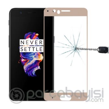 Oneplus 5 Full Kaplama Kırılmaz Cam Ekran Koruyucu