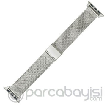 Ally Apple Watch 7-8 41mm 6-5-4 40mm Çelik Klasik Toka Kayış Kordon 3-2-1 38mm
