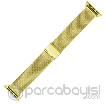 Ally Apple Watch 7-8 41mm 6-5-4 40mm Çelik Klasik Toka Kayış Kordon 3-2-1 38mm