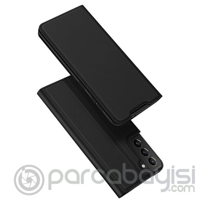 Dux Ducis SM Galaxy S21 Kılıf Kapaklı Flip Cover Kılıf Skinpro Series