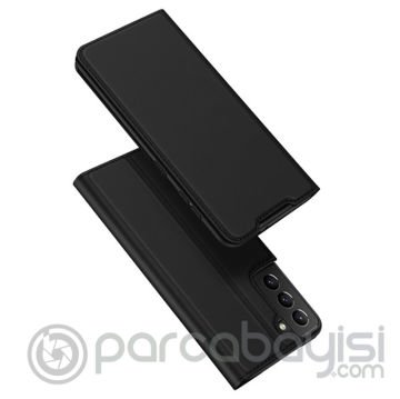 Dux Ducis SM Galaxy S21 Kılıf Kapaklı Flip Cover Kılıf Skinpro Series