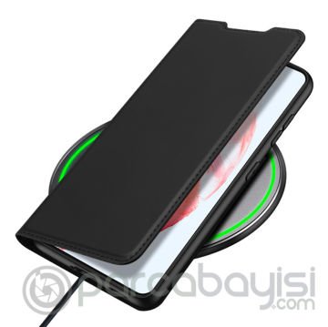 Dux Ducis SM Galaxy S21 Kılıf Kapaklı Flip Cover Kılıf Skinpro Series