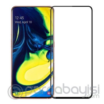 Ally Samsung Galaxy A80 3d Full Kaplama Kırılmaz Cam Ekran Koruyucu