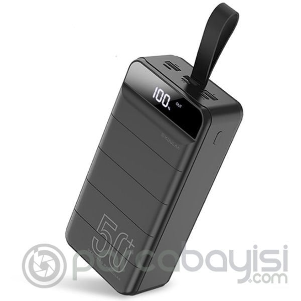KUULAA Power Bank 50000mAh Hızlı Taşınabilir Sarj Cihazı