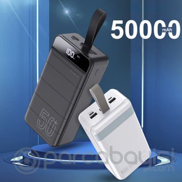 KUULAA Power Bank 50000mAh Hızlı Taşınabilir Sarj Cihazı