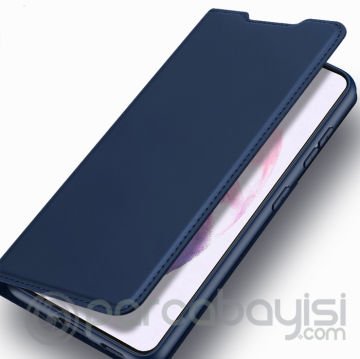 Dux Ducis SM Galaxy S21 FE Kılıf Kapaklı Flip Cover Kılıf Skinpro Series