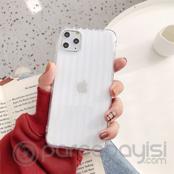Ally İphone 11 Pro Max 6.5 İnch Trunk Lines ince Soft Silikon Kılıf