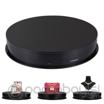 PULUZ 30cm Turntable Ürün Çekimi İçin 360 Derece Elektrikli Döner Tabla -10-20kg