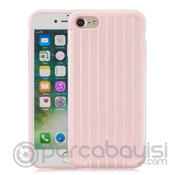 Ally iPhone 8-7-SE 2 (2020) Trunk Lines ince Soft Silikon Kılıf