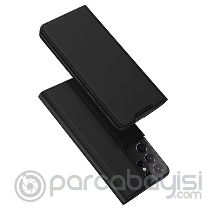 Dux Ducis SM Galaxy S21 Ultra Kılıf Flip Cover Kılıf SkinPro Series