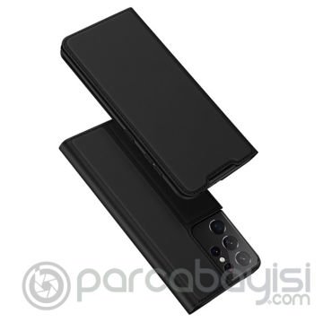 Dux Ducis SM Galaxy S21 Ultra Kılıf Flip Cover Kılıf SkinPro Series