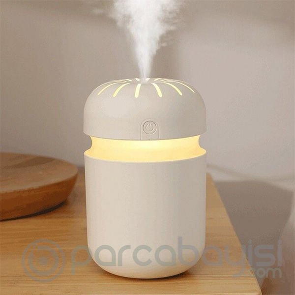 EZERE T8 300ML Mini Humidifier Araç-Ev Hava Nemlendirme Cihazı Led Işıklı
