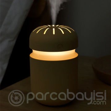 EZERE T8 300ML Mini Humidifier Araç-Ev Hava Nemlendirme Cihazı Led Işıklı