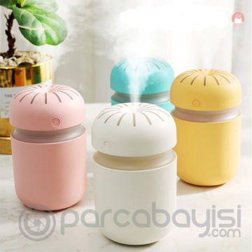 EZERE T8 300ML Mini Humidifier Araç-Ev Hava Nemlendirme Cihazı Led Işıklı