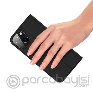 Dux Ducis iPhone 14-13 6.1inç Kılıf Kapaklı Flip Cover Kılıf SkinPro Series