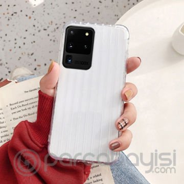 Ally Samsung Galaxy S20 Ultra Trunk Lines ince Soft Silikon Kılıf