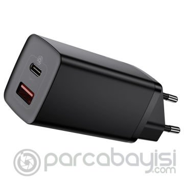 BASEUS GAN2 Lite 65W Hızlı Şarj Aleti PD Quick Charging