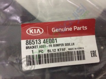 Bongo Ön Tampon Yan Köşe Braket Sol Orjinal | 865134E001