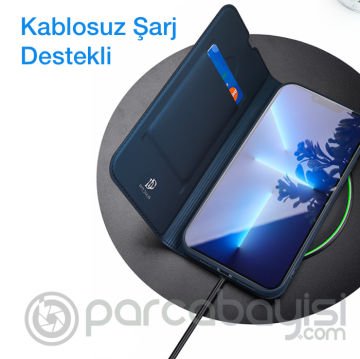 Dux Ducis iPhone 14 pro 13 Pro 6.1inç Kılıf Kapaklı Flip Cover Kılıf SkinPro Series